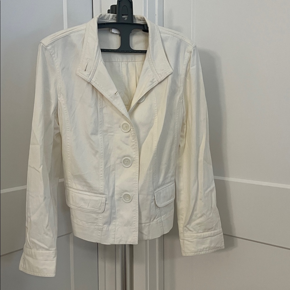 Jones, New York stretch sport, Cream Jacket (M-1)